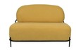 Sofa 2-osobowa POLLY - żółty