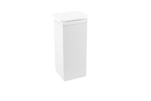 Nóżki i cokoły Nóżka kwadratowa z regulacją 4 cm / wys. 10 cm - biały - Rejs