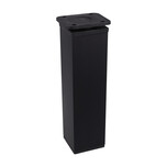 Nóżka kwadratowa z regulacją 4 cm / wys. 15 cm - czarny    Nóżka kwadratowa wykonana z aluminium w kolorze czarnym z płytką montażową z tworzywa...
