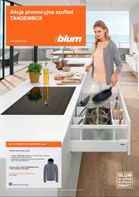 Szuflady 20 Szuflad Tandembox ANTARO 50cm BIAŁA 30kg +Kurtka PROMOCJA - Blum