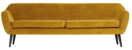 Sofa ROCCO XL 230 cm velvet - ochra