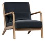 Fotel Mark velvet - antracytowy