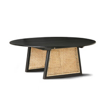 Stolik kawowy WEBBING L - czarny