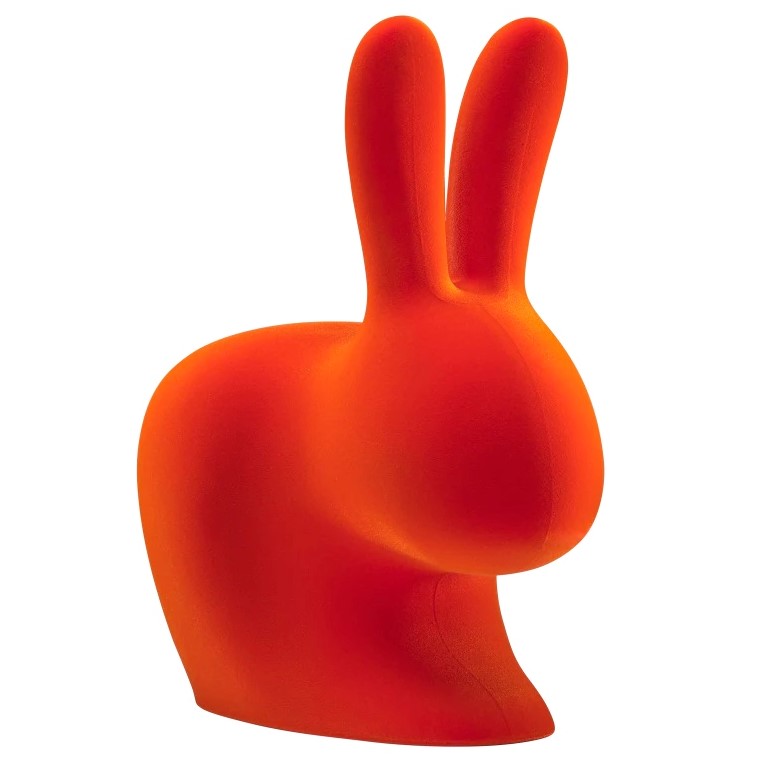 Podpórka na książki RABBIT XS VELVET - pomarańczowy