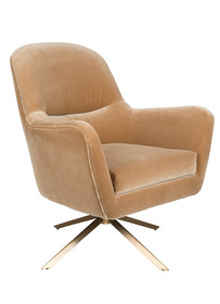 Fotel lounge ROBUSTO - karmelowy