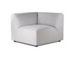 Sofa JAX: element lewy - jasnoszary