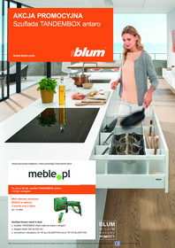 Szuflady 20 Szuflad Tandembox ANTARO 50cm BIAŁA 30kg + Młot BOSCH PROMOCJA - Blum