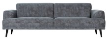 Sofa 3-osobowa BRUSH velvet - szary