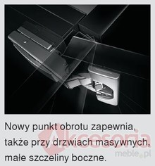Zawiasy 100kpl Zawiasów 71B3550 Z Hamulcem +Prowadnik 173L8100 + Kamizelka - Blum