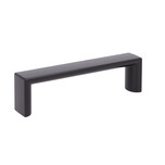 Uchwyt 2389 - czarny półmat / rozstaw 96 mm   Wymiary: - długość: 104 mm - rozstaw otworów: 96 mm   Materiał: metal   Kolor pokrycia: czarny półmat...
