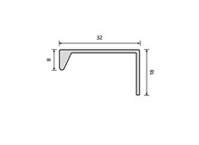 Uchwyty Uchwyt listwowy 4394 - czarny półmat / rozstaw 160 mm - Schwinn