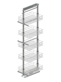 Kosze Cargo Cargo Maxi Dolne MAXIMA CLASSIC 50 cm / 170-190 cm / 5 półek + prowadnica Fulterer - Rejs