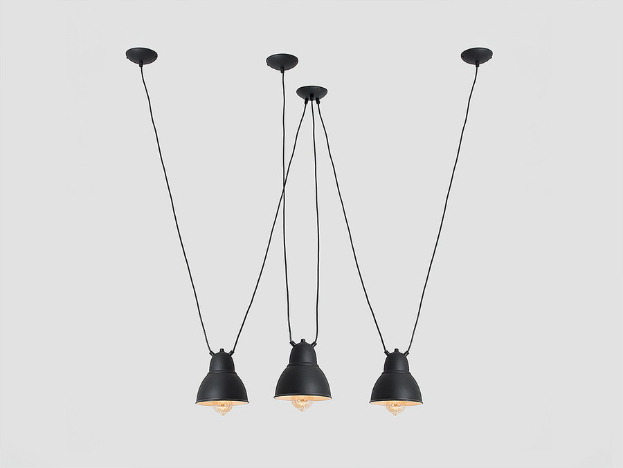 Lampa wisząca COBEN HANGMAN FIX 3 - czarny