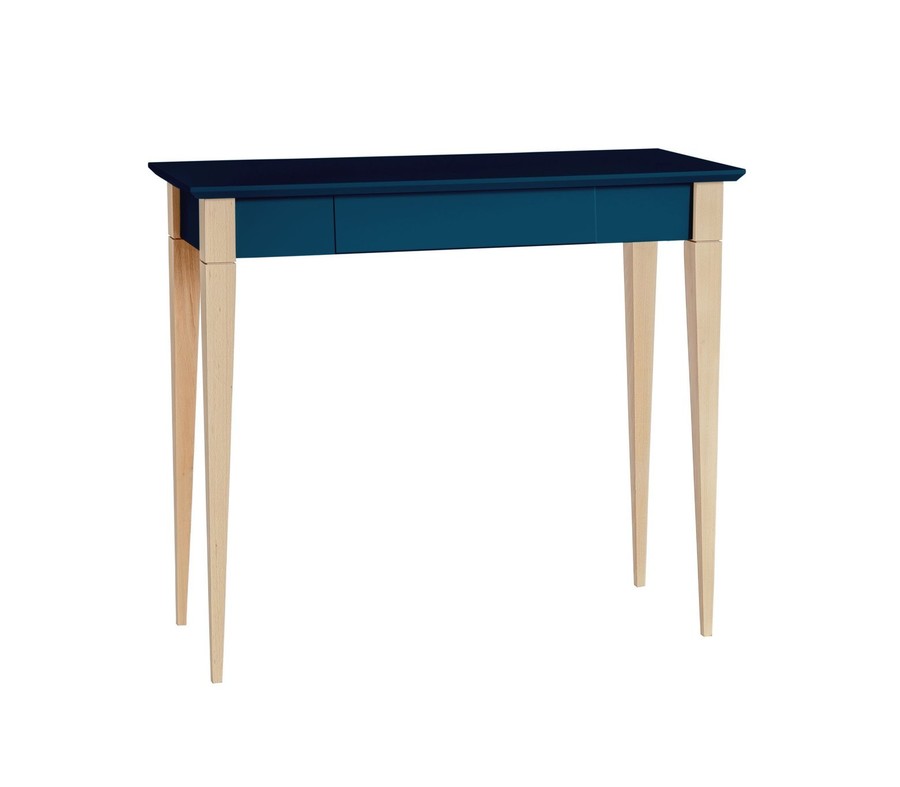 Biurko z szufladą MIMO 85x40 cm - petrol blue