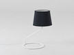 Lampa stołowa SHADE TABLE - klosz czarny/biały