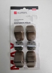 Podpórki i kątowniki Złącze meblowe Z-02 MAX Rustikal 8 Szt. - Aluprofil