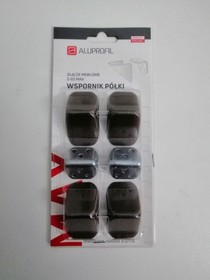 Podpórki i kątowniki Złącze meblowe Z-02 MAX - wenge / 8 szt. - Aluprofil