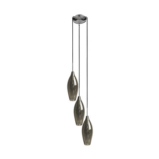Lampa wisząca CHAMPAGNE MD2101A-3S - dymiony