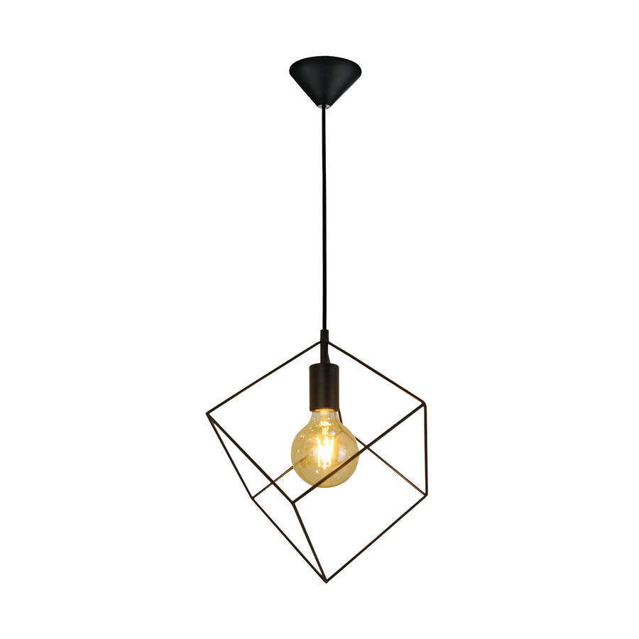 Lampa wisząca CUBE P17084-D20 - czarny