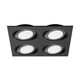 Lampa spot BOXY DL 4 20073-BK - czarny