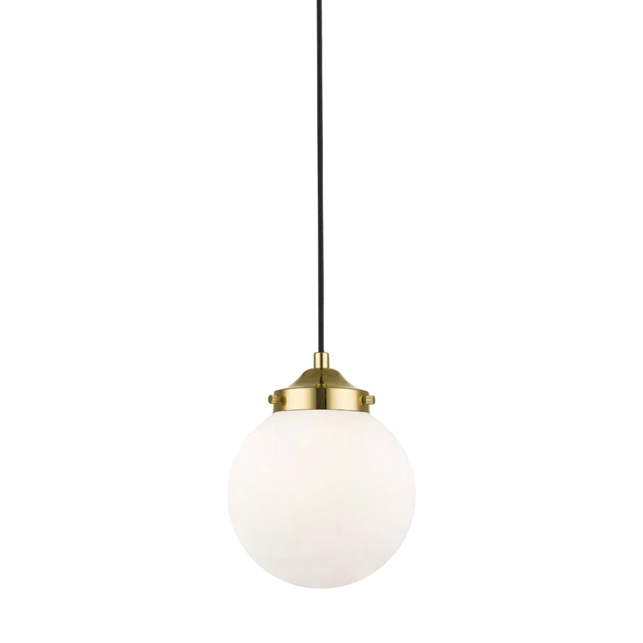Lampa wisząca RIANO P0454-01D-F7AA - złoty/biały
