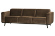 Sofa 3-osobowa STATEMENT 230 cm velvet - taupe