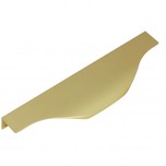 Uchwyt listwowy UA04 - złoty szczotkowany / rozstaw 128 mm    Wymiary: - długość całkowita: 148 mm - rozstaw otworów: 128 mm   Materiał: aluminium  ...