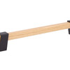 Uchwyt Z324 - drewno, czarny metal / rozstaw 192 mm - Schwinn