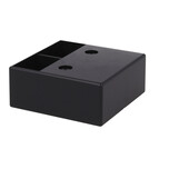 Nóżka kwadratowa 6435 - czarny mat / wys. 2.5 cm    Stopka do mebli w kolorze czarnego matu będzie znakomitym rozwiązaniem do praktycznie wszystkich...