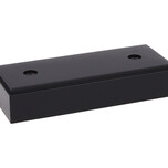 Nóżka prostokątna K160 - czarny mat / wys. 2 cm    Stopka do mebli w kolorze czarnego matu będzie znakomitym rozwiązaniem do praktycznie wszystkich...