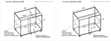 Kosze Cargo Cargo do szafki narożnej Corner Optima Lewe MAXIMA EVO II 100 cm - Rejs