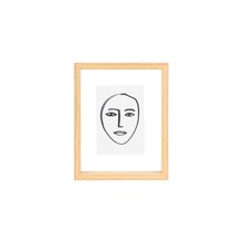 UNC: Rama z obrazkiem AESTHETIC S - naturalny