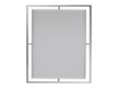 Lustro w stalowej oprawie LW6853 100x120 cm - srebrny