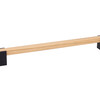 Uchwyt 2434 - drewno, metal czarny mat / rozstaw 256 mm - Schwinn