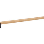 Uchwyt 2434 - połączenie drewna z metalem w kolorze czarnego matu / rozstaw 320 mm   Wymiary: - długość całkowita: 382 mm - rozstaw otworów: 320 mm  ...