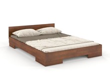 Łóżko drewniane bukowe SPECTRUM Niskie 90x200 - orzech