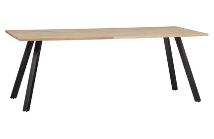 Stół dębowy TABLO noga kwadratowa 220x90 - dąb