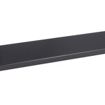 Uchwyt listwowy 4394 - czarny półmat / rozstaw 128 mm   Wymiary: - długość: 148 mm - rozstaw otworów: 128 mm   Materiał: profil aluminiowy   Kolor...