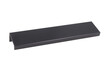 Uchwyt listwowy 4394 - czarny półmat / rozstaw 128 mm