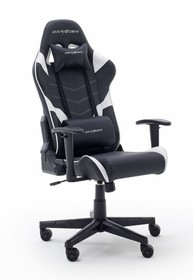 Fotel gamingowy DX RACER P188 - czarny/biały