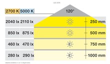 Oświetlenie Led Loox Häfele Taśma LED LOOX5 LED 2076 / 12 V / 2700/5000 K / szer. 8 mm / dł. 5 m - Häfele