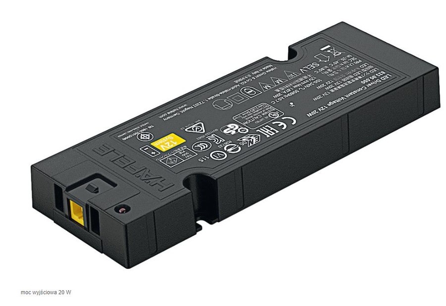 Zasilacz Häfele Loox5, napięcie stałe 12 V bez przewodu zasilającego Box-Box, napięcie wejściowe: 220-240V, moc: 20 W