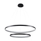 Lampa wisząca CARLO PL210503-800+1200-BK - czarny mat