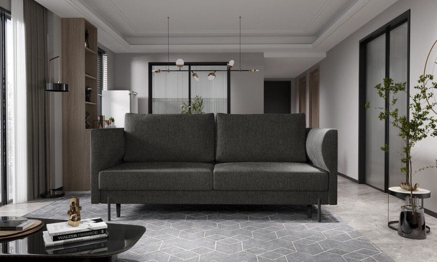 Sofa rozkładana REVI - tkanina Flores 05