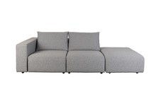 Sofa 3-osobowa BREEZE Outdoor lewa - szary