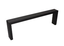Nóżki i cokoły Noga meblowa NS40 Czarny Mat H=120 mm Szerokość 370 mm - Gamet