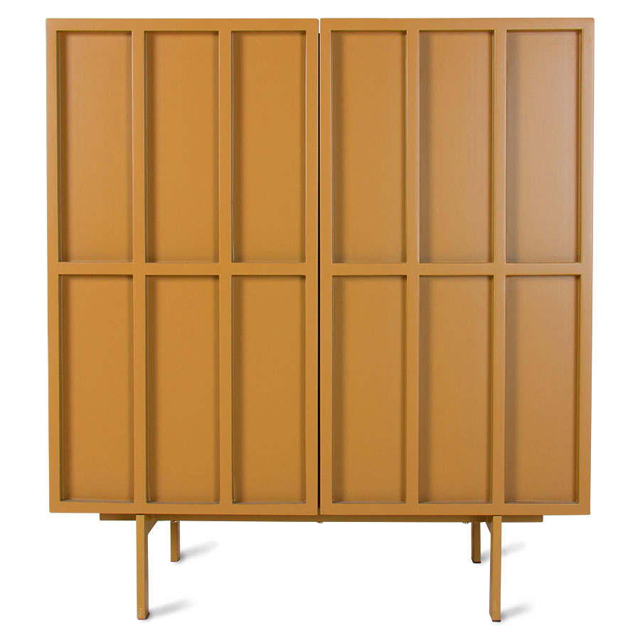 Komoda 2-drzwiowa CUPBOARD - pomarańczowy