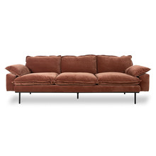 Sofa 4-osobowa RETRO - royal velvet magnolia