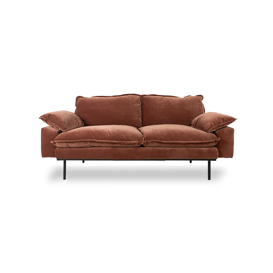 Sofa 2-osobowa RETRO - royal velvet magnolia