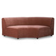 Sofa JAX: element okrągły - royal velvet magnolia